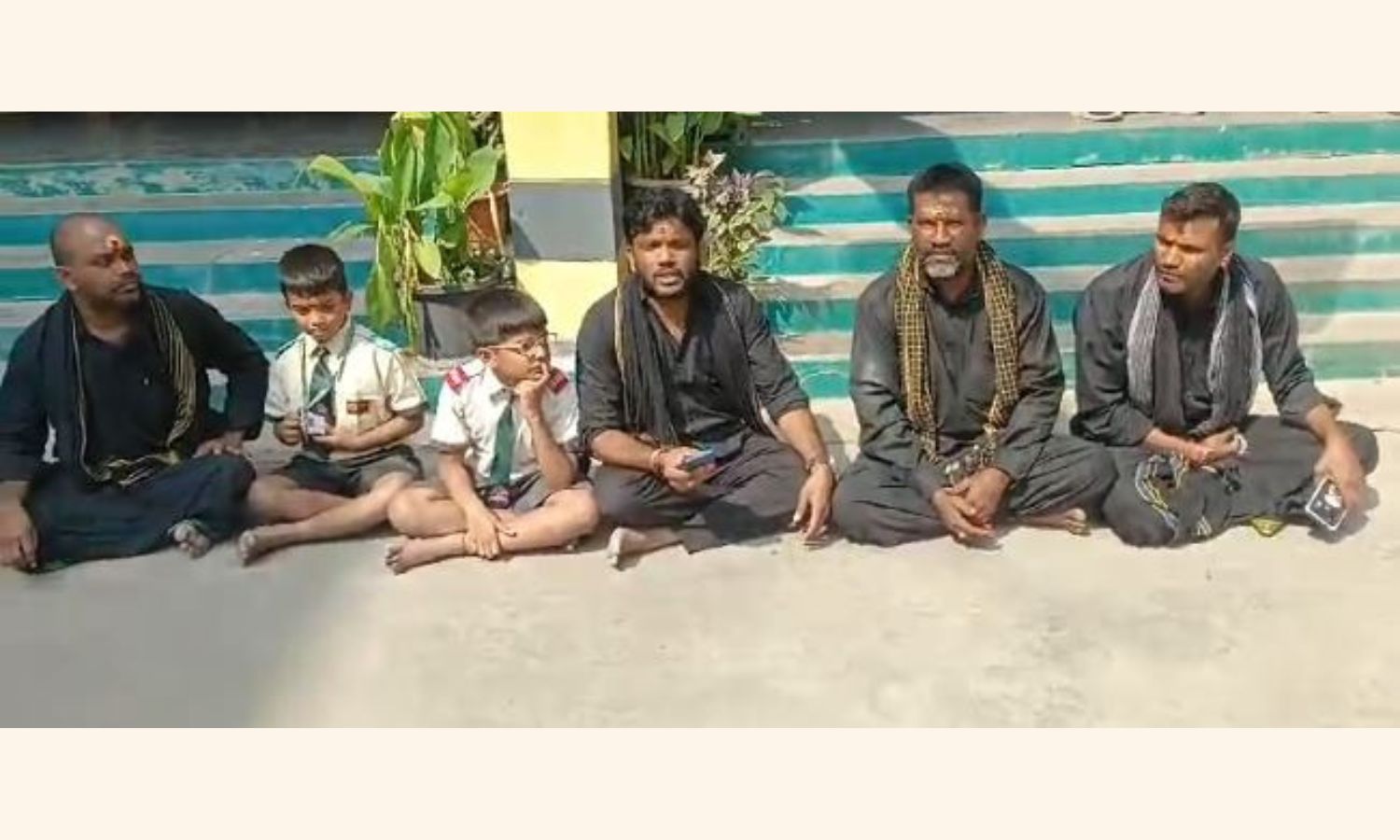 Nacharam school bars students observing Ayyappa Swamy Deeksha