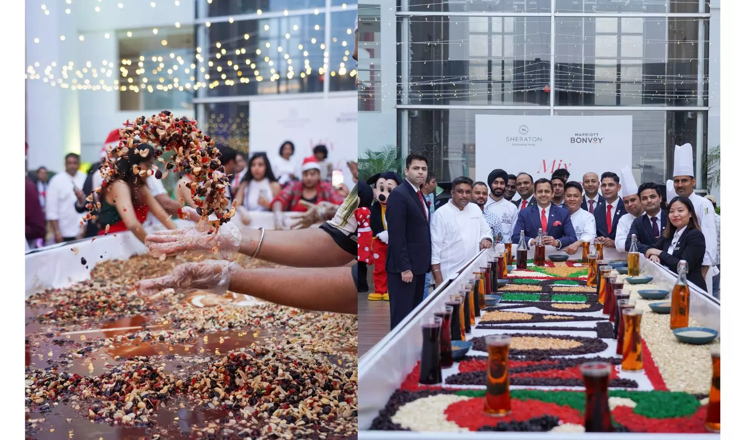 Sheraton Hyderabad Hotel Hosts a Joyful Fruit Mixing Event