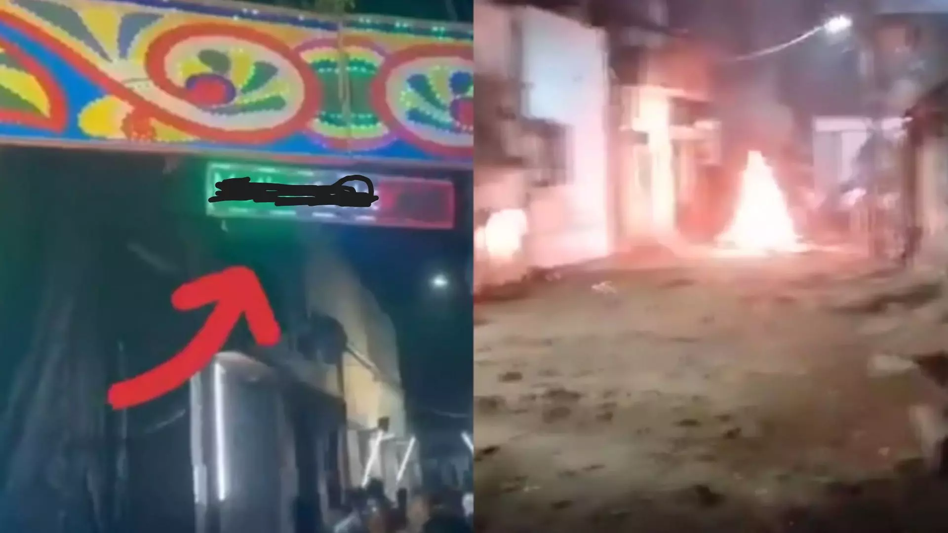 Clashes Erupt over Message on Puja Pandal Board in Murshidabad