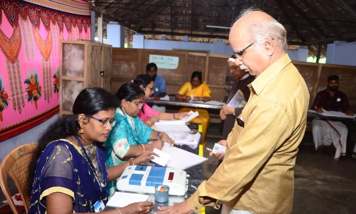 Palakkad bypoll: Brisk polling after three hours of voting