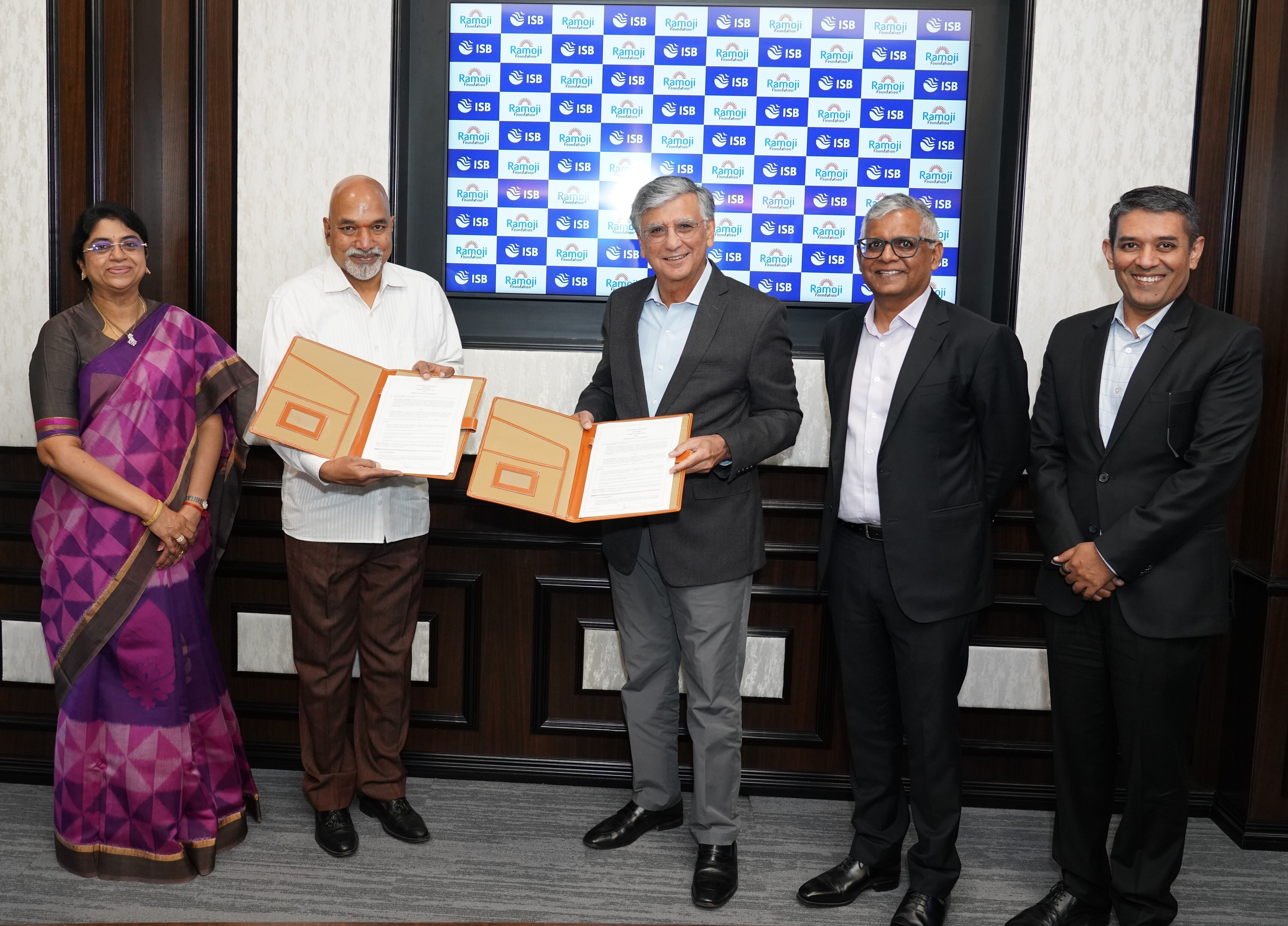 ISB receives CSR gift of Rs 30 Crores from Ramoji Foundation