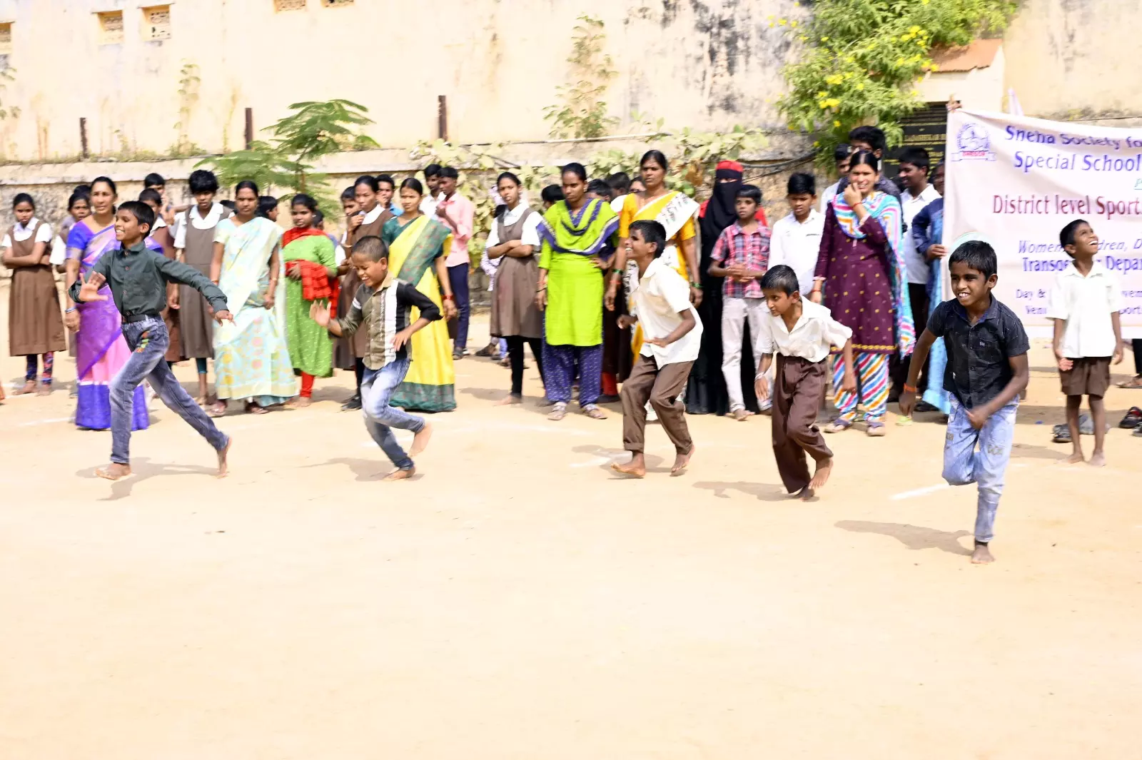 Telangana: Sports meet held for differently abled children