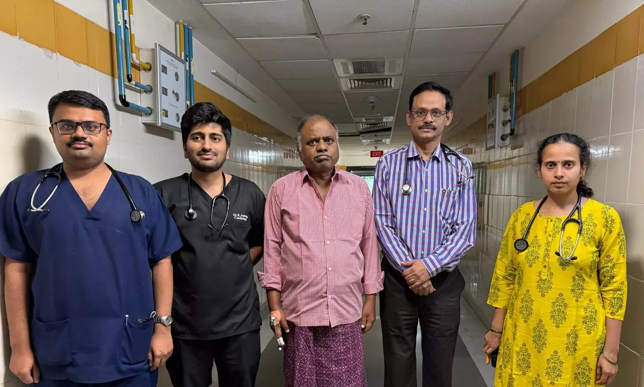 NIMS Performs Rare Heart Procedure on 56-yr-Old Patient