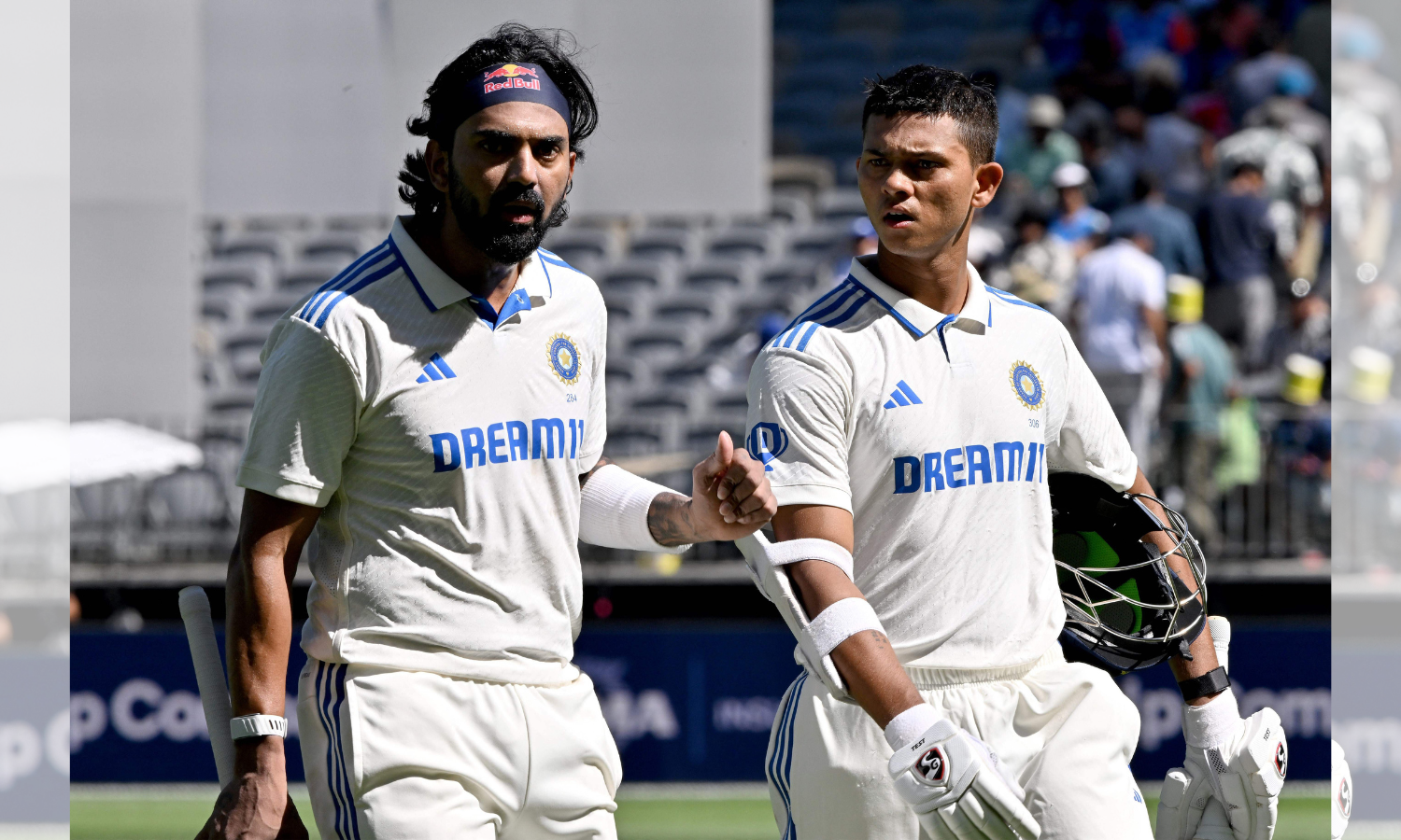 BGT: Jaiswal, Rahul's unbeaten 84-run stand puts India in strong position at tea on day 2