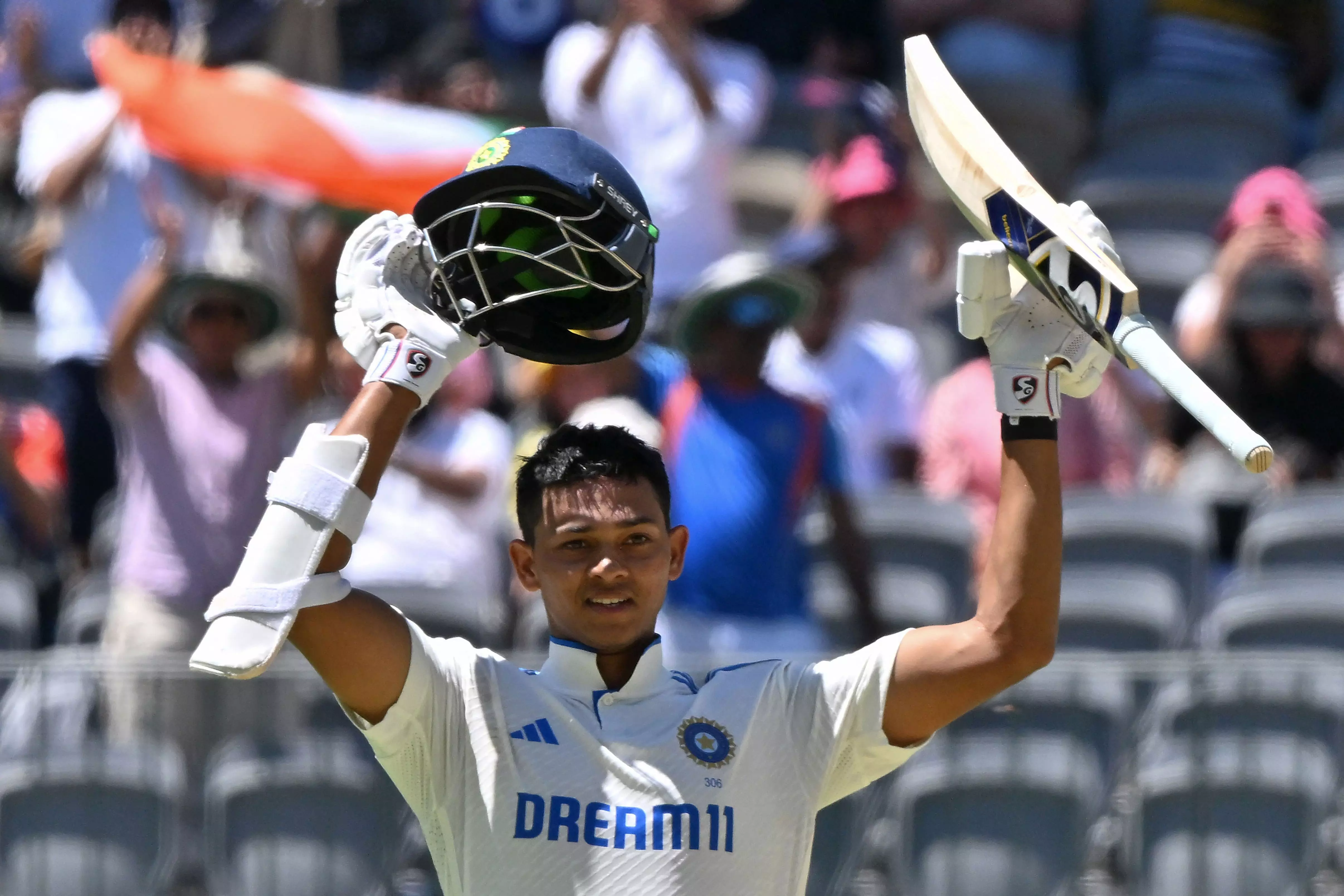 Jaiswal hits century for India against Australia