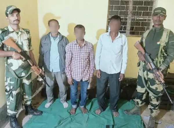 BSF apprehends four Bangladeshi nationals, two Indians in Tripura