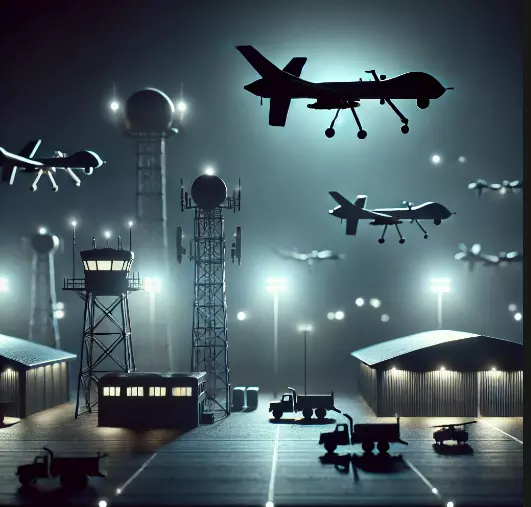 Unidentified Drones Seen Over Three UK Airbases, US Confirms