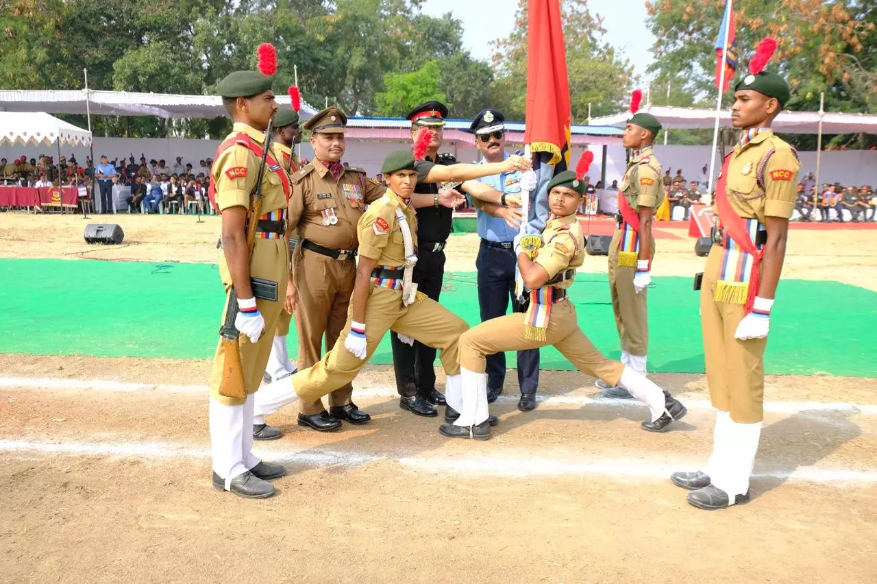 76th NCC Day Celebrated at Mehdipatnam Garrison Grounds