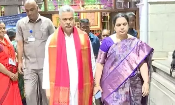 DGP Takes Darshan of Lord Venkateswara