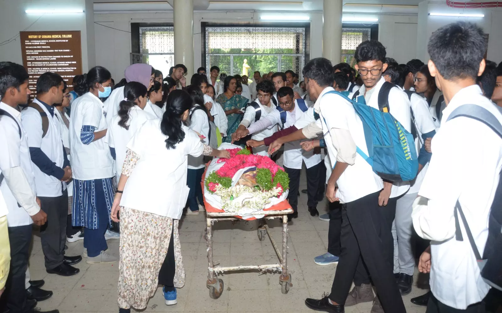 Two Elderly Women Donate Their Bodies to Osmania Medical College