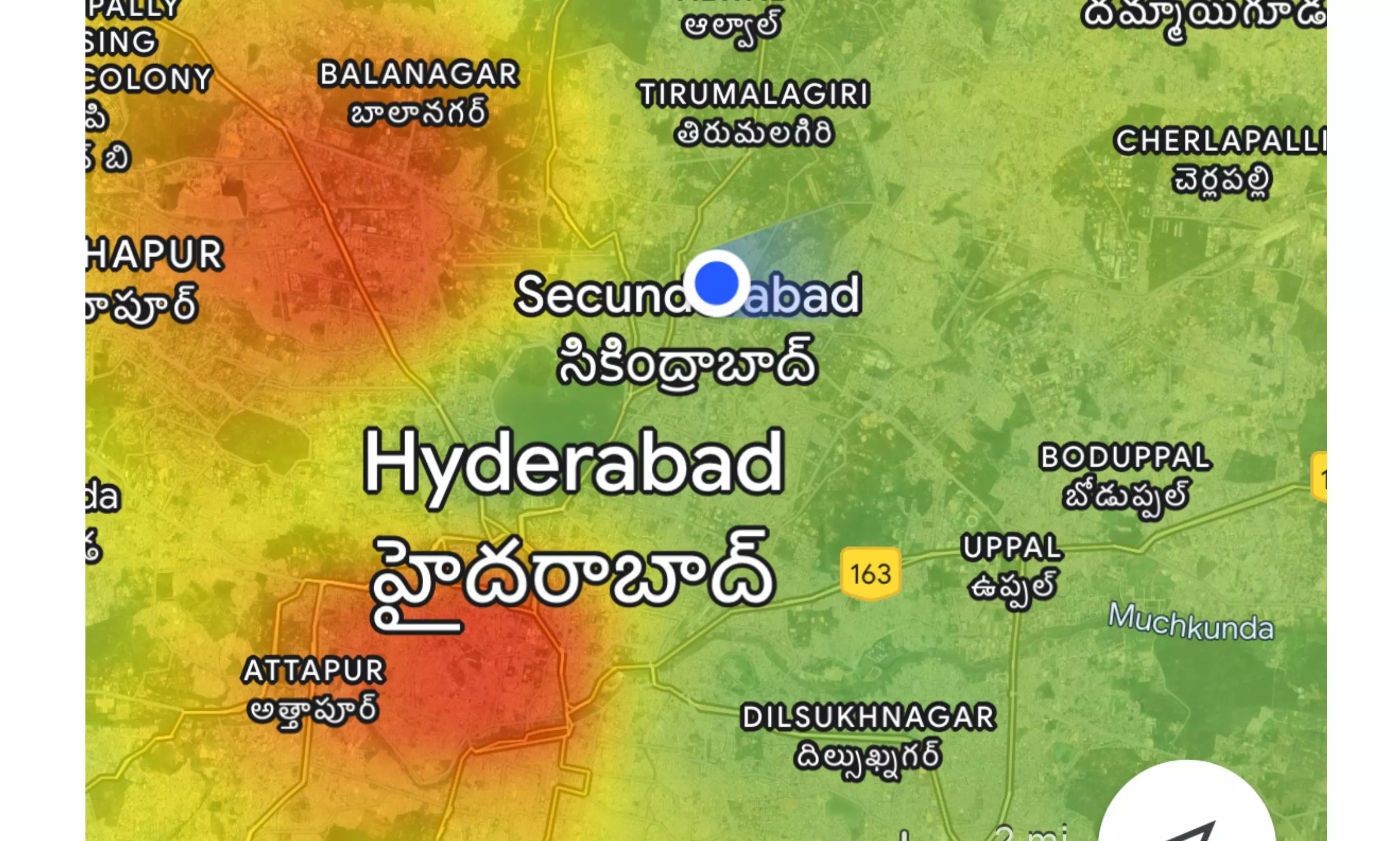 Spike in Hyderabad’s Air Pollution: City Logs Worst AQI of 2024