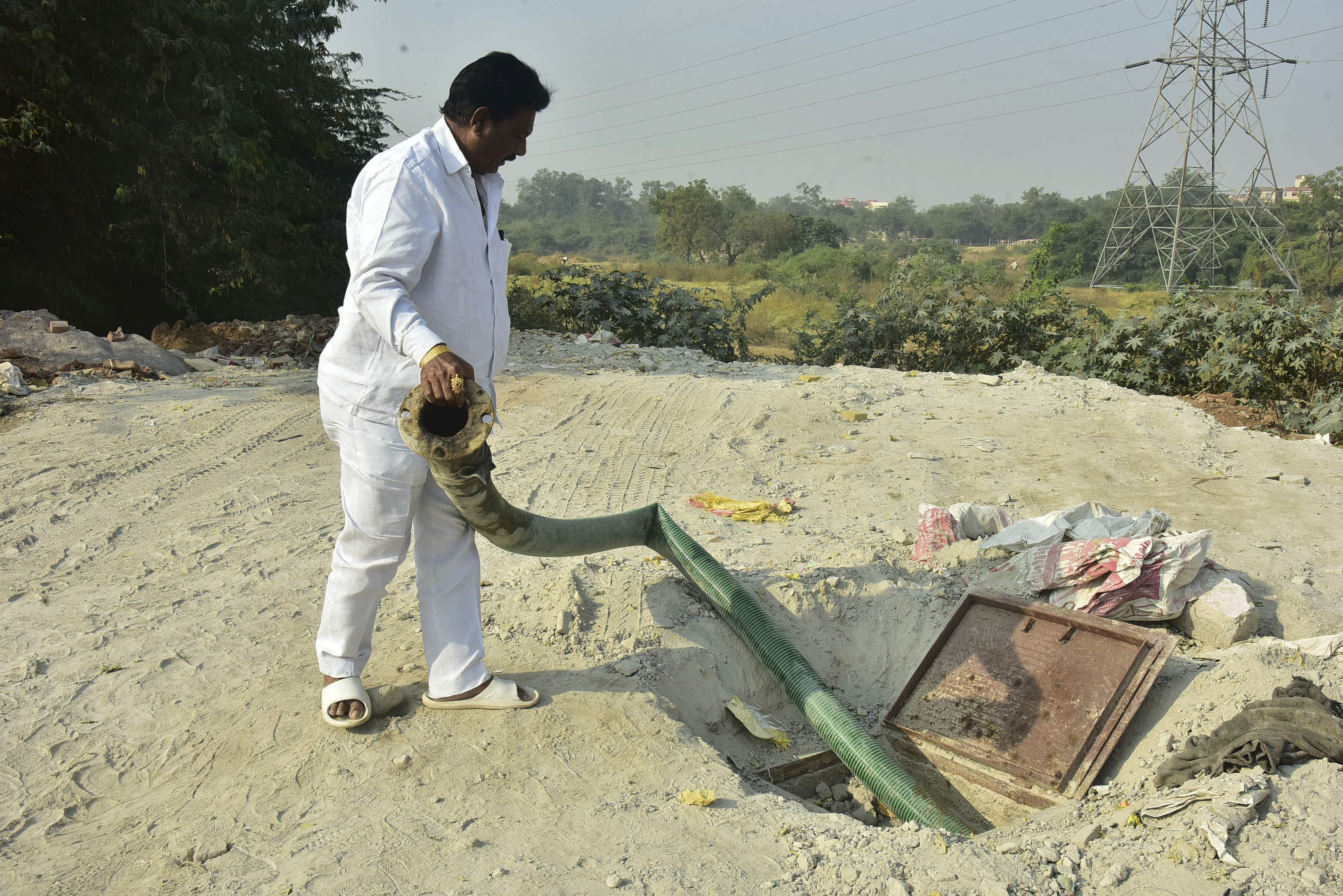 Bapu Ghat: Hotspot for waste disposal