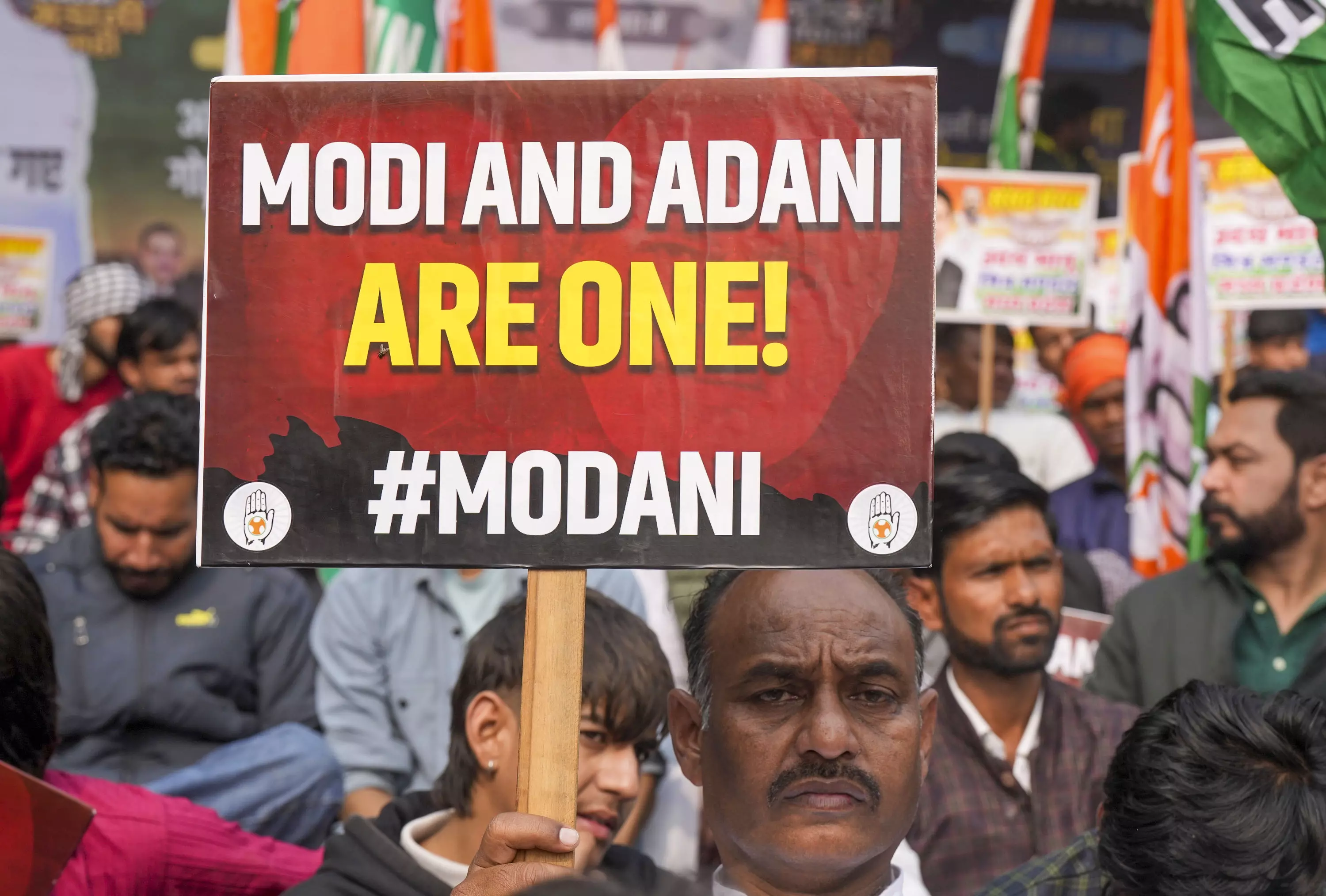 BJP distances itself from Adani amid opposition protests