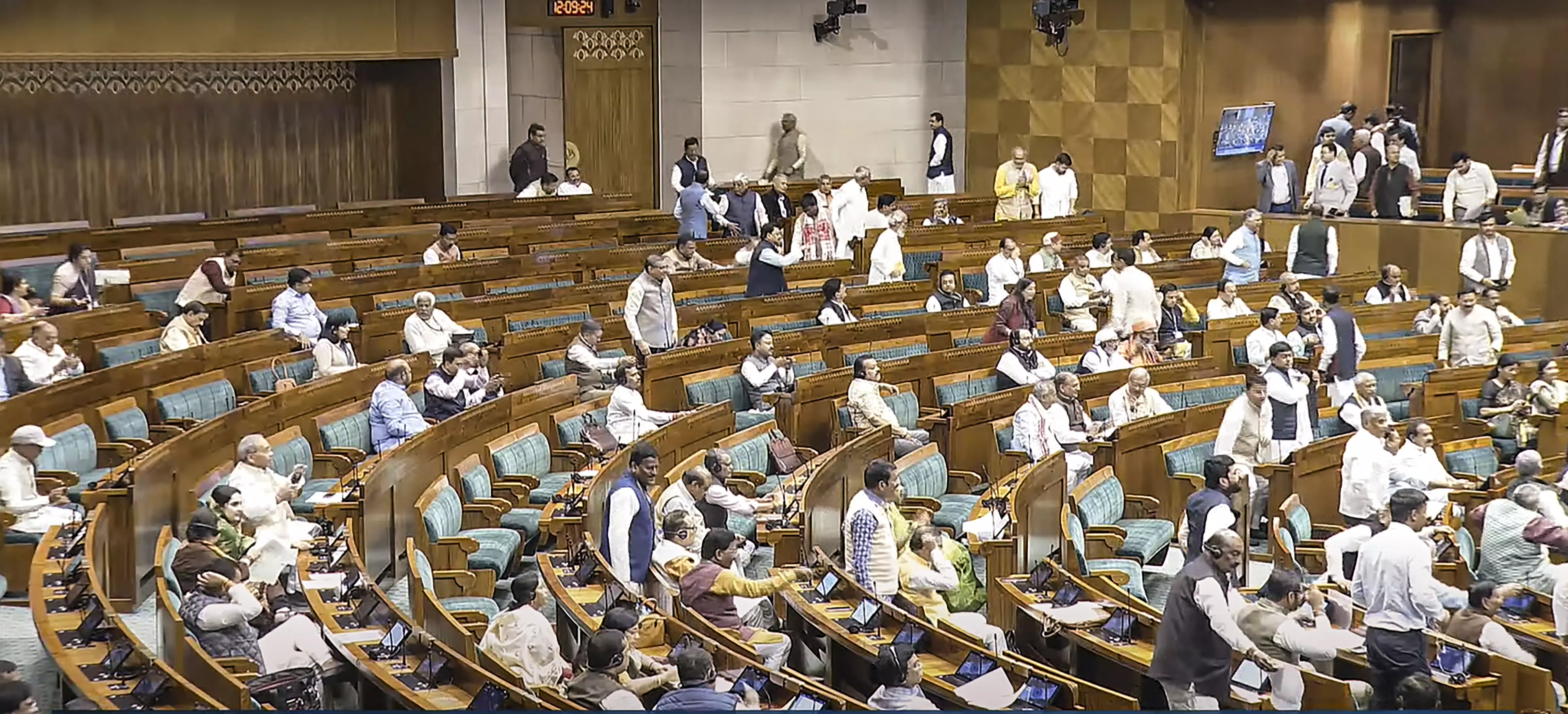 Lok Sabha proceedings adjourned for the day