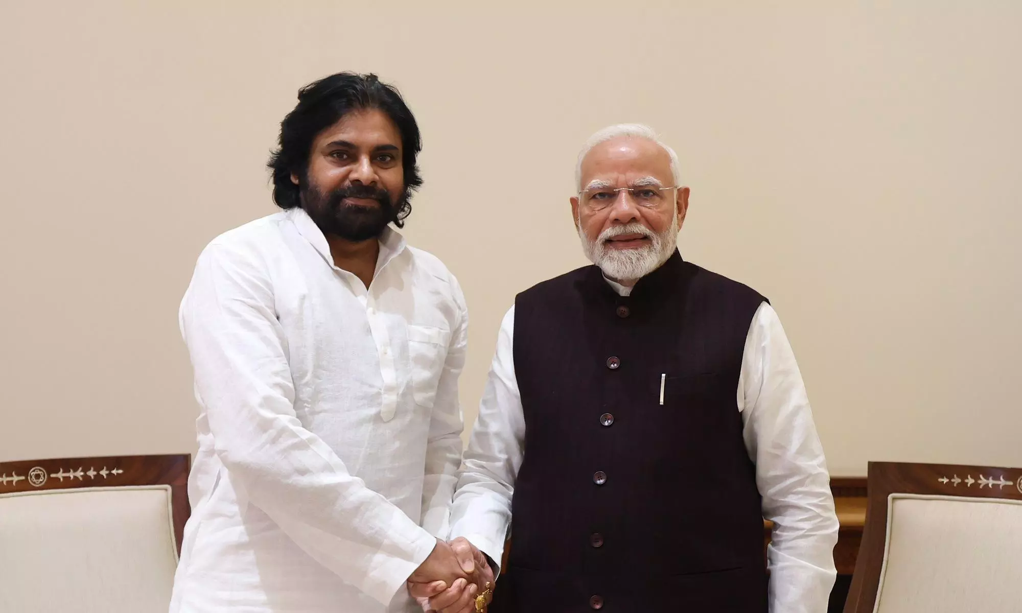 Pawan Kalyan meets Modi