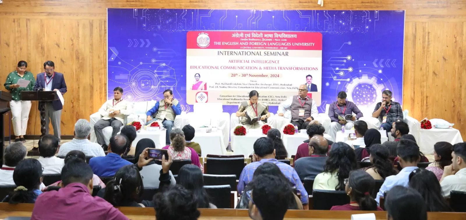 Seminar on AI, and Education held at EFLU