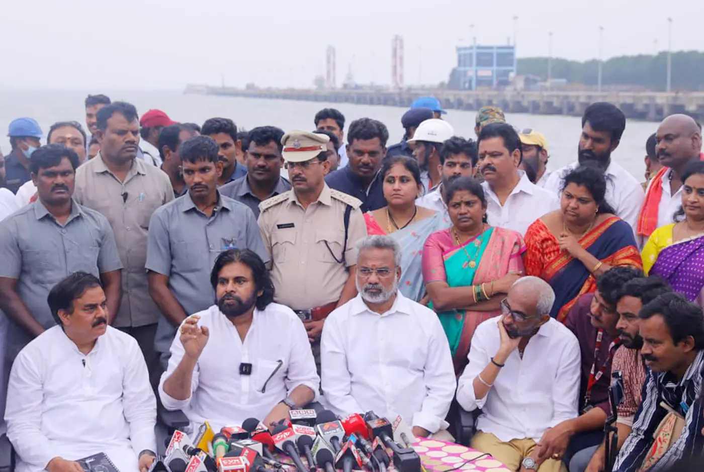 Pawan Calls for Crackdown on Gangs in Kakinada Port