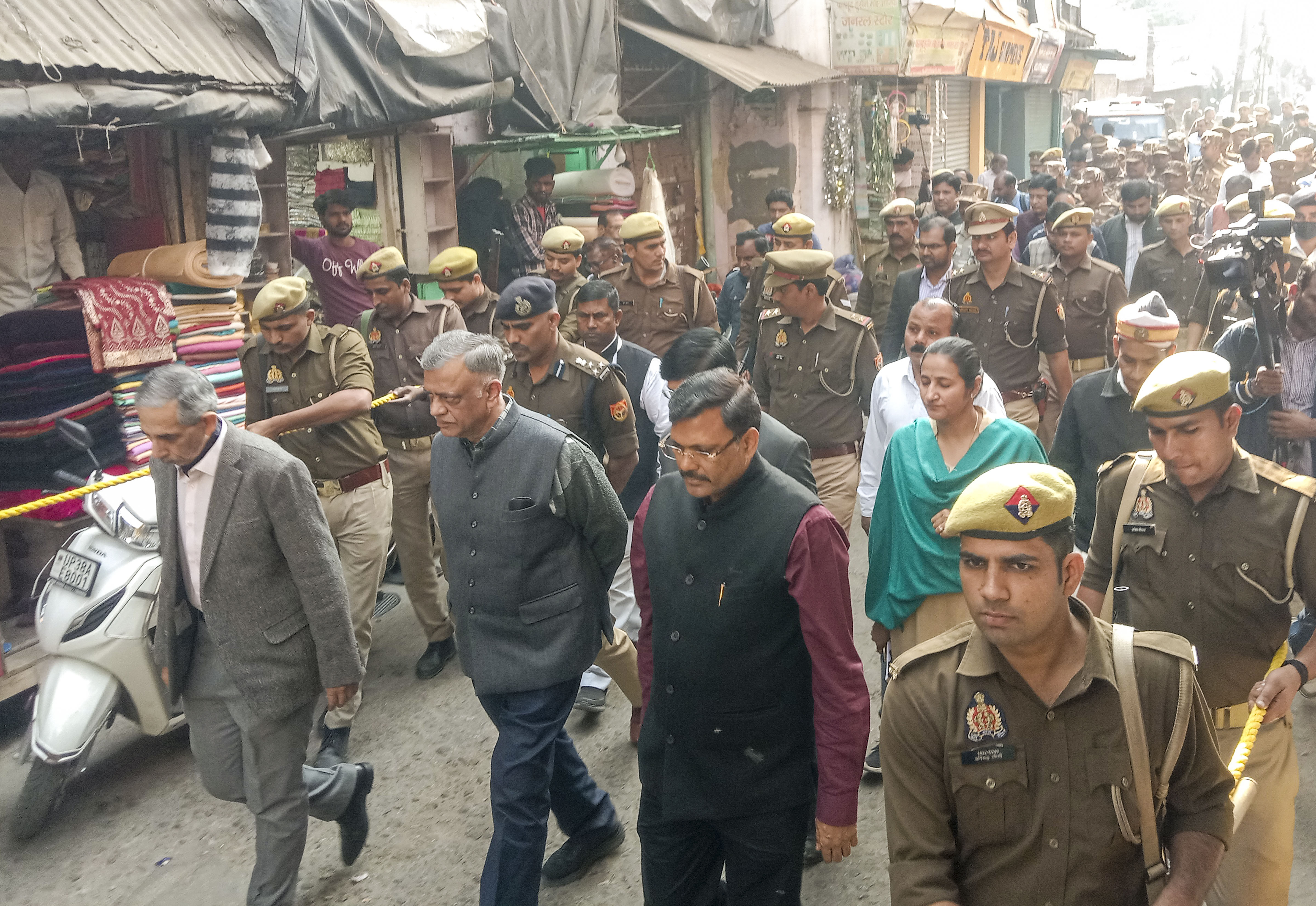 Judicial panel members visit Sambhal, inspect areas where violence broke out