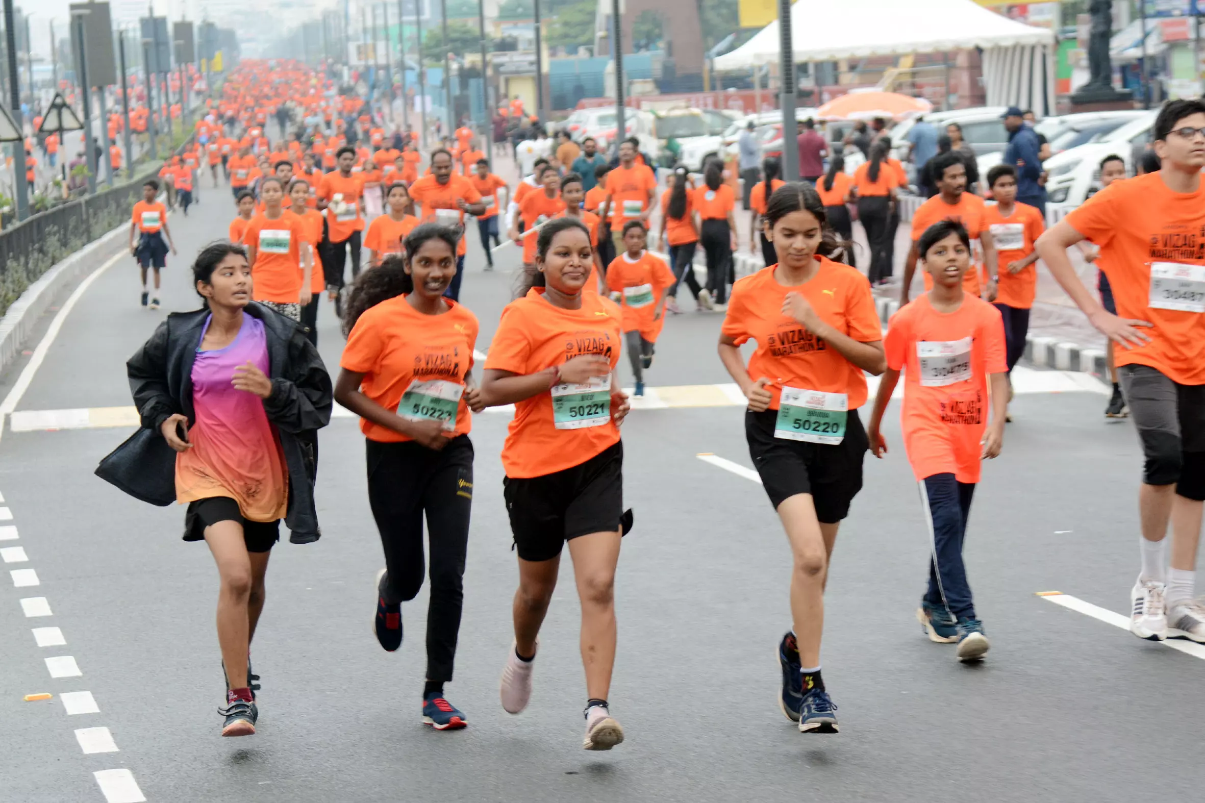 Visakhapatnam Beach Road bustles with marathons and awareness events