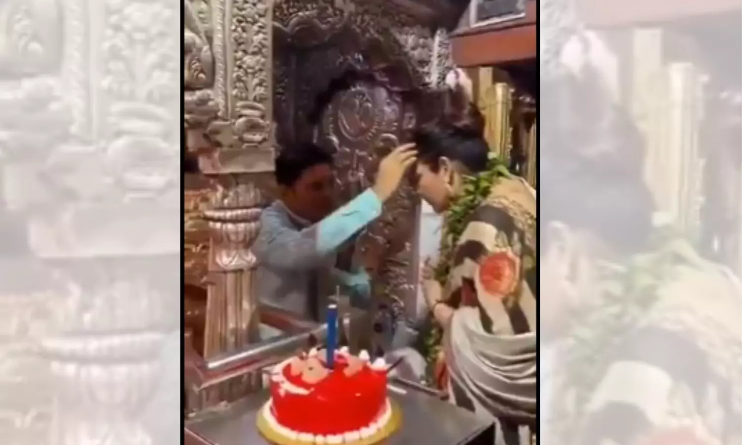 Influencer cuts birthday cake at Kaal Bhairav Temple, ban imposed