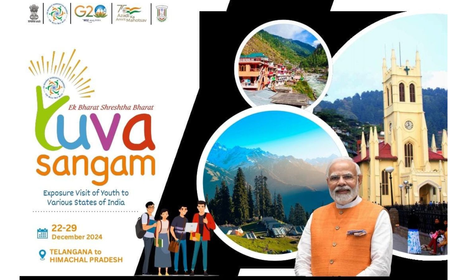 Telangana students to visit Himachal Pradesh under Yuva Sangam