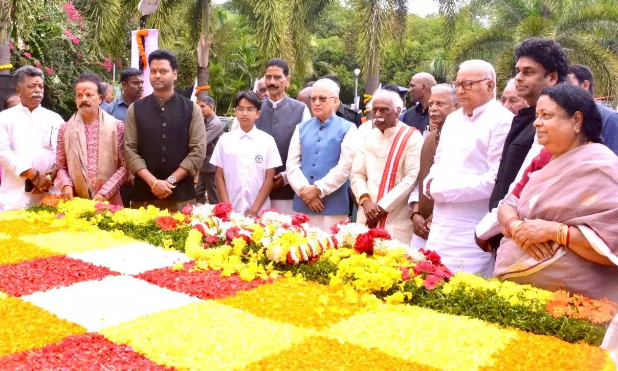 Leaders Pay Tribute to Marri Chenna Reddy on 28th Death Anniversary