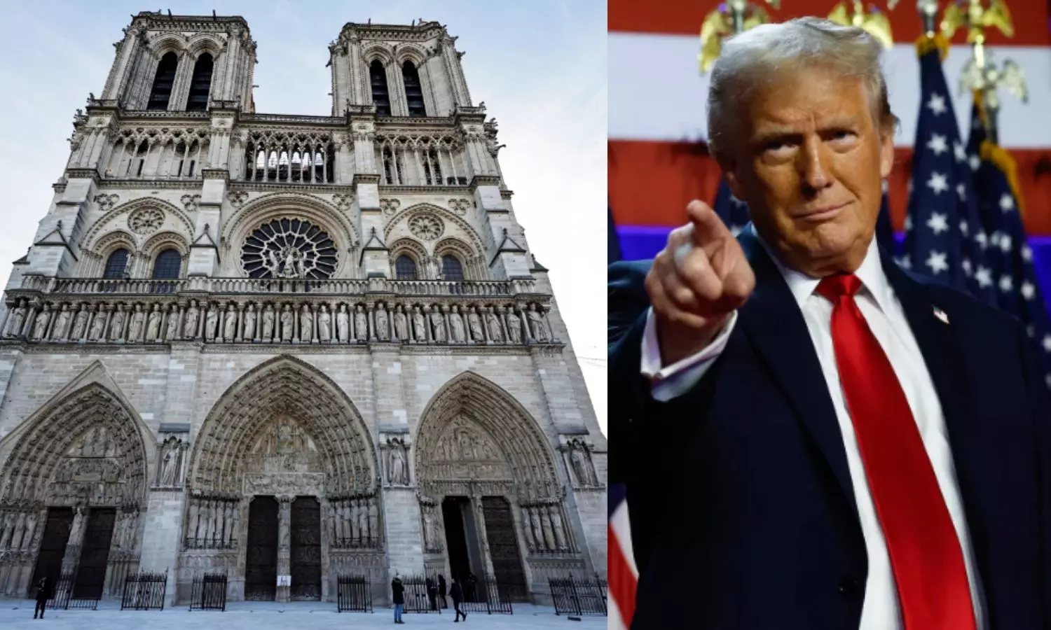 Trump to attend Notre Dame Cathedrals reopening celebration in Paris