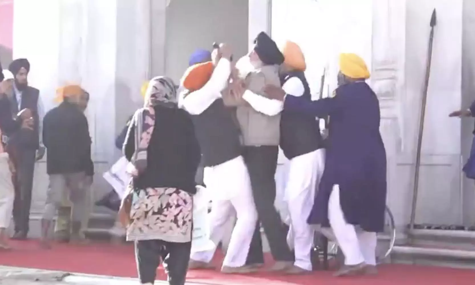 Man opens fire at Sukhbir Badal outside Golden Temple, nabbed