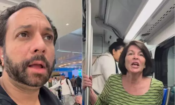 Racist Attack on Indian American Family on United Airlines Shuttle