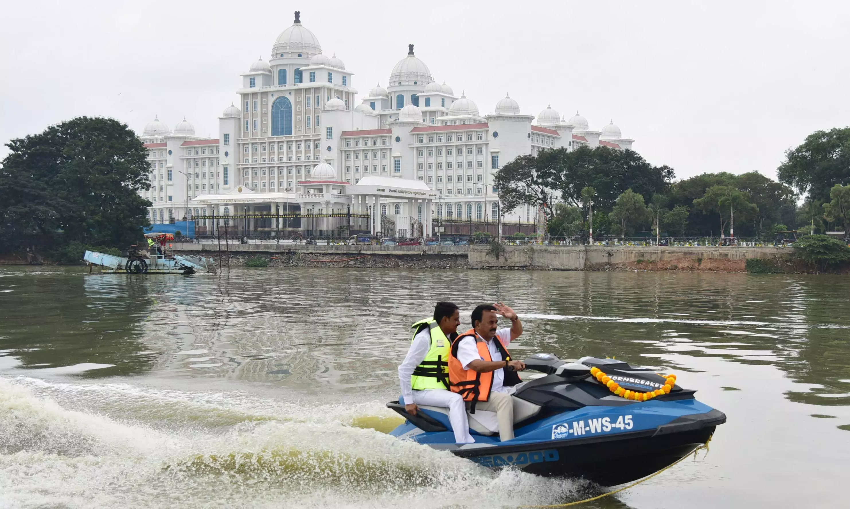 Adventure Water Sports Make Debut at Hussain Sagar Lake