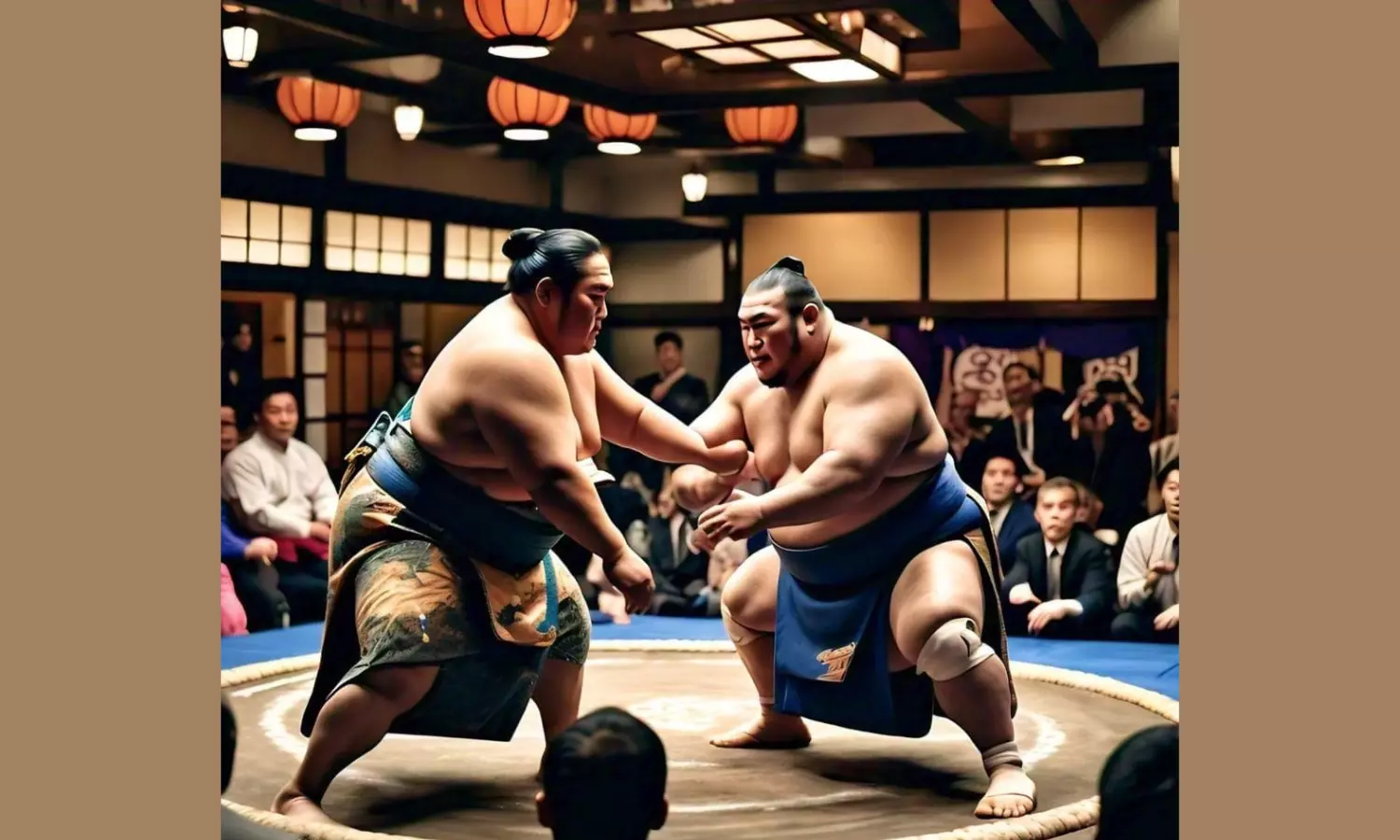 Sumo wrestlers bring 1,500 years of tradition to London