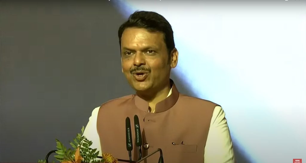 Devendra Fadnavis takes oath as Maharashtra CM