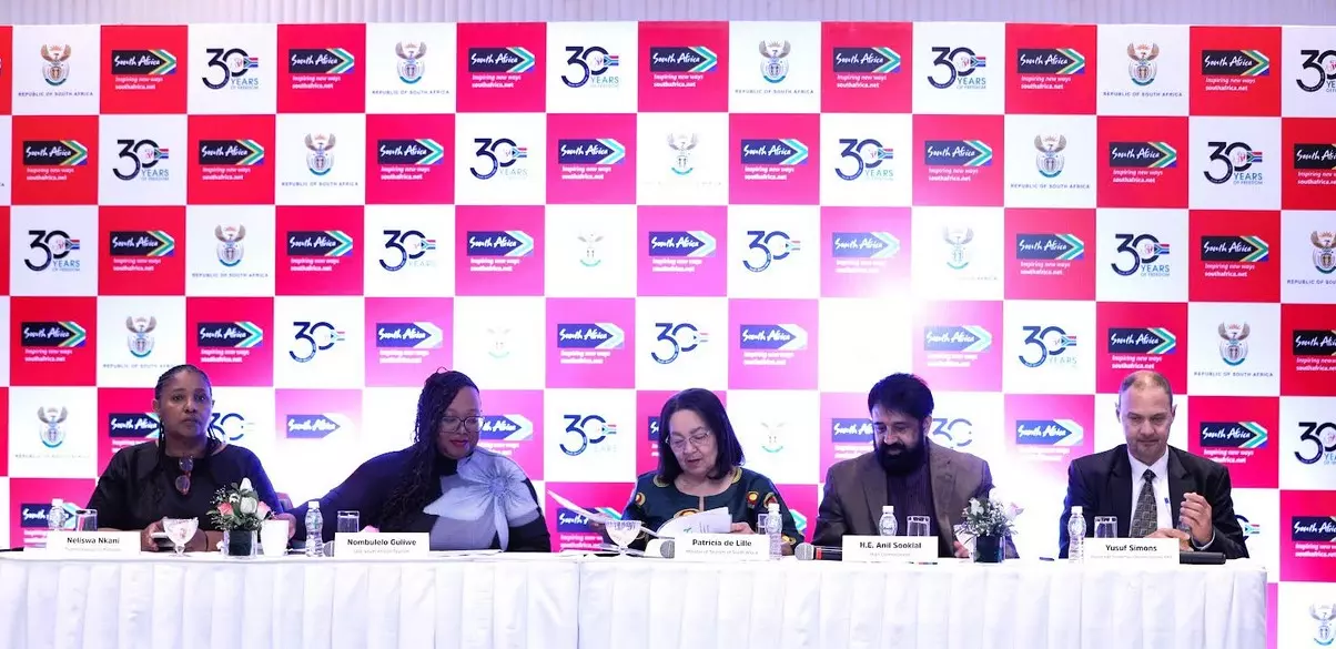 South Africas Tourism Minister Patricia de Lille Highlights Promising Talks with top Indian Airlines on Code-Sharing Partnership