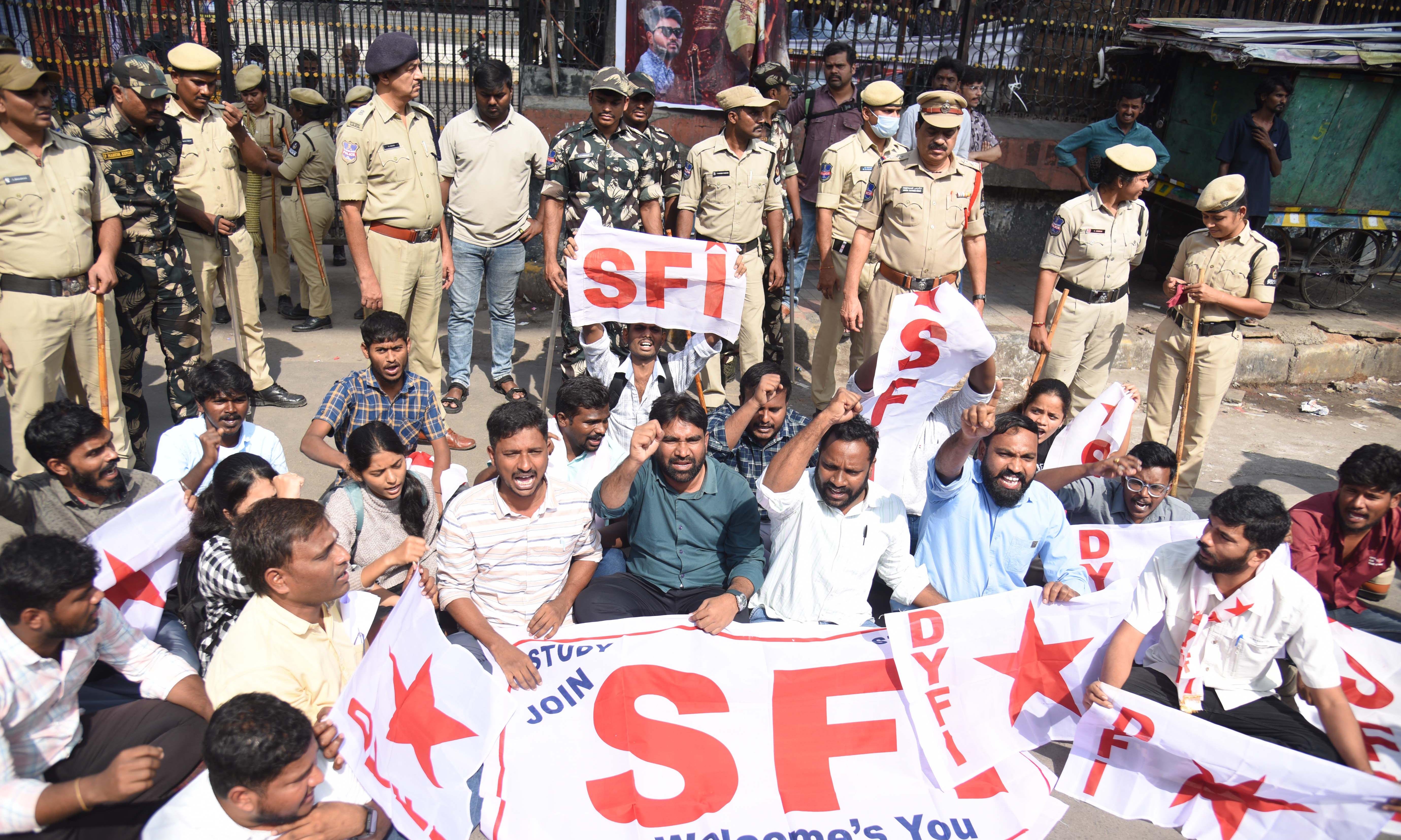 Protesters Call for Arrest of Sandhya Theatre Owner