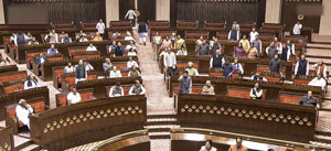 Rajya Sabha adjourns for the day over recovery of currency notes in House