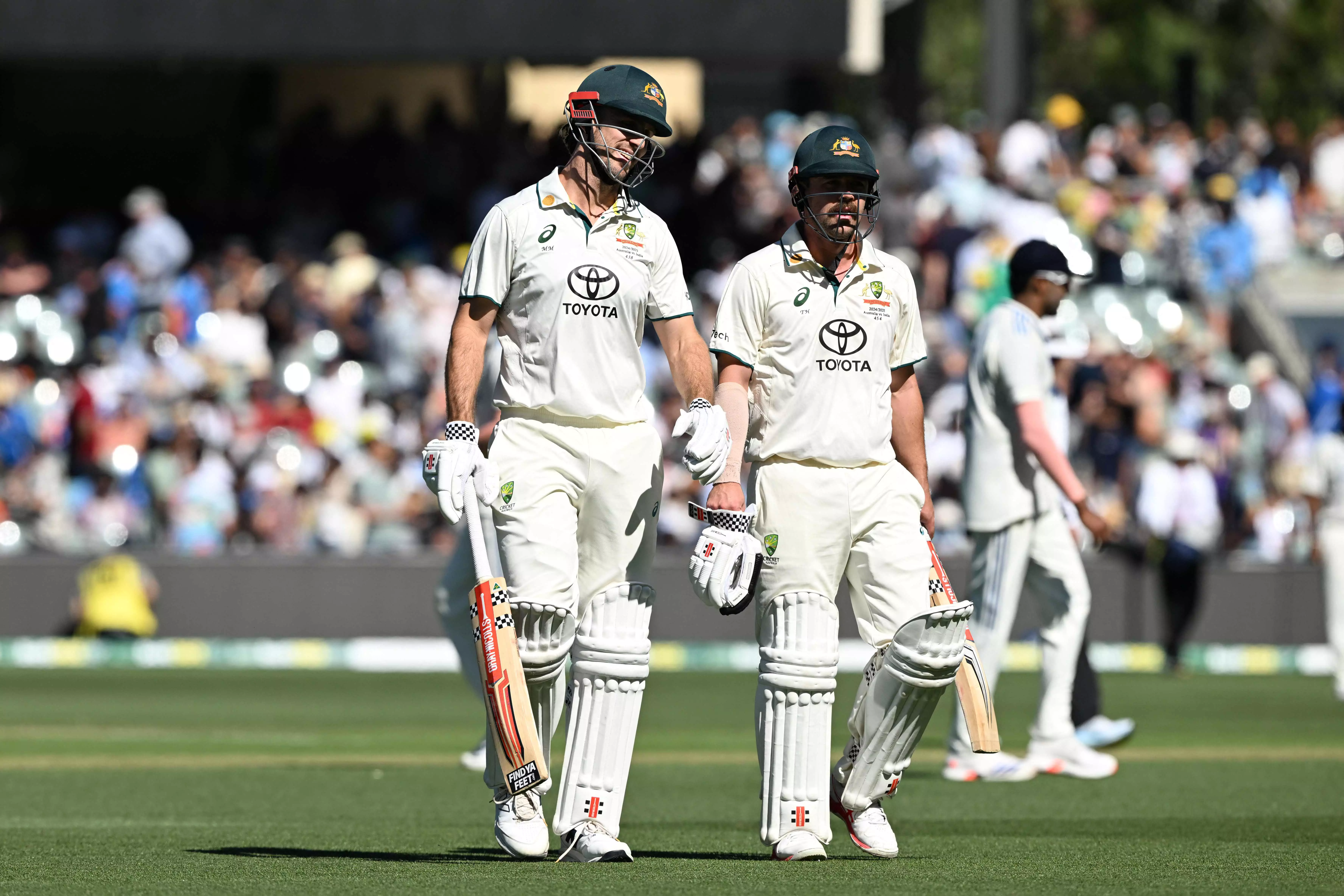 BGT, 2nd Test: Labuschagne, Head propel Australia into lead over India at Tea on Day 2