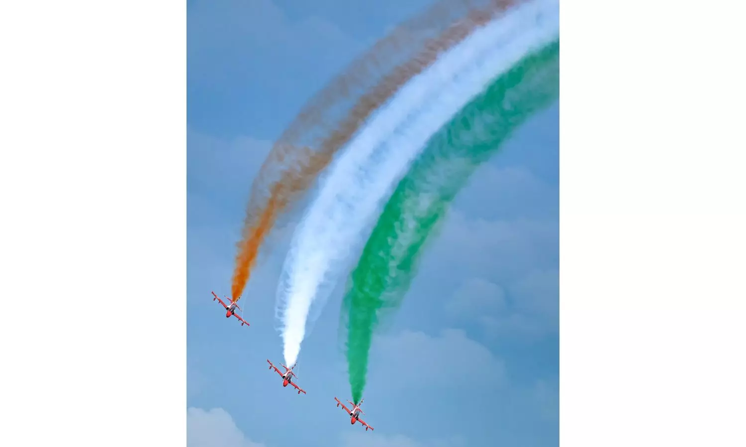 Suryakiran aerobatic team to dazzle once again at Hussainsagar on Sunday