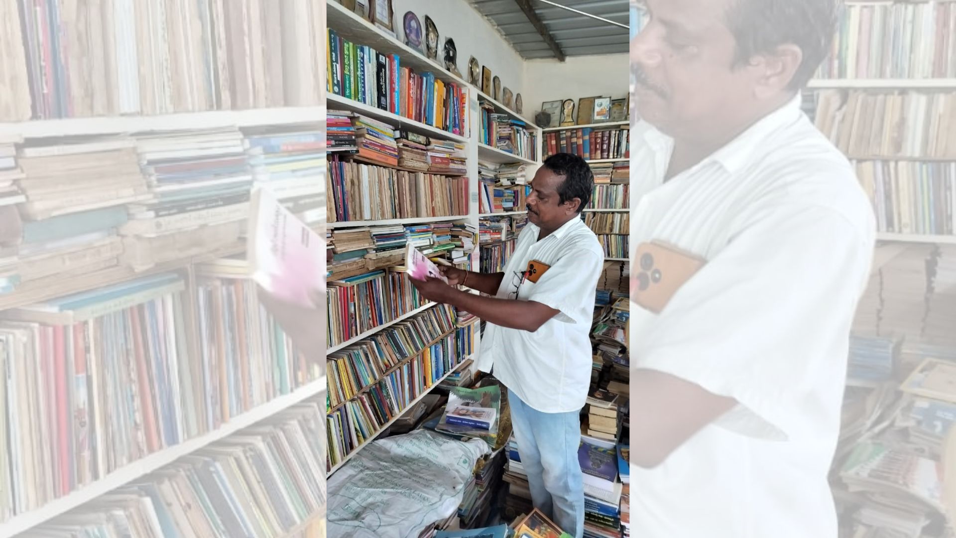 Telangana: Suryapet Teacher Builds 50,000 Book Library