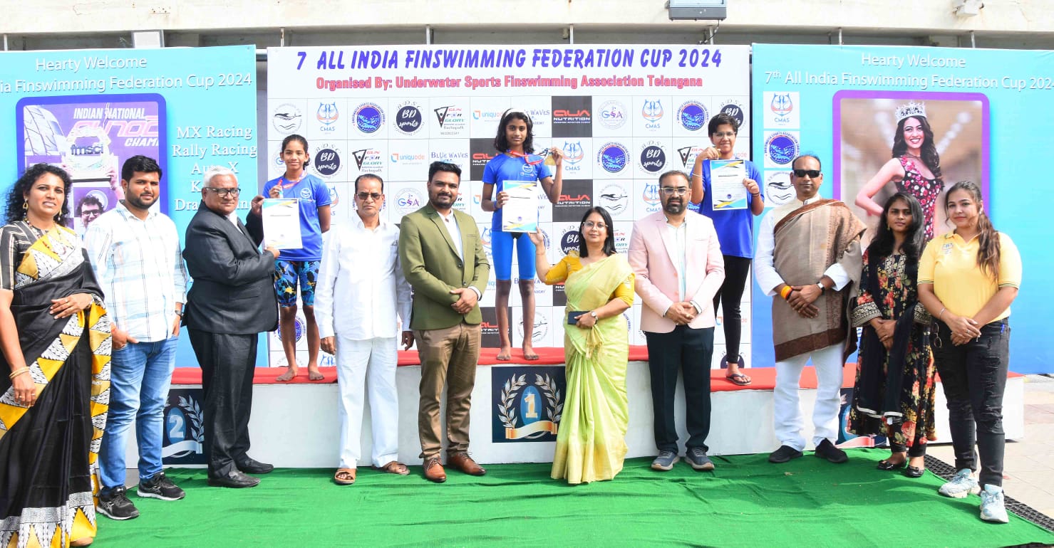 Telangana Hosts First Finswimming National Event