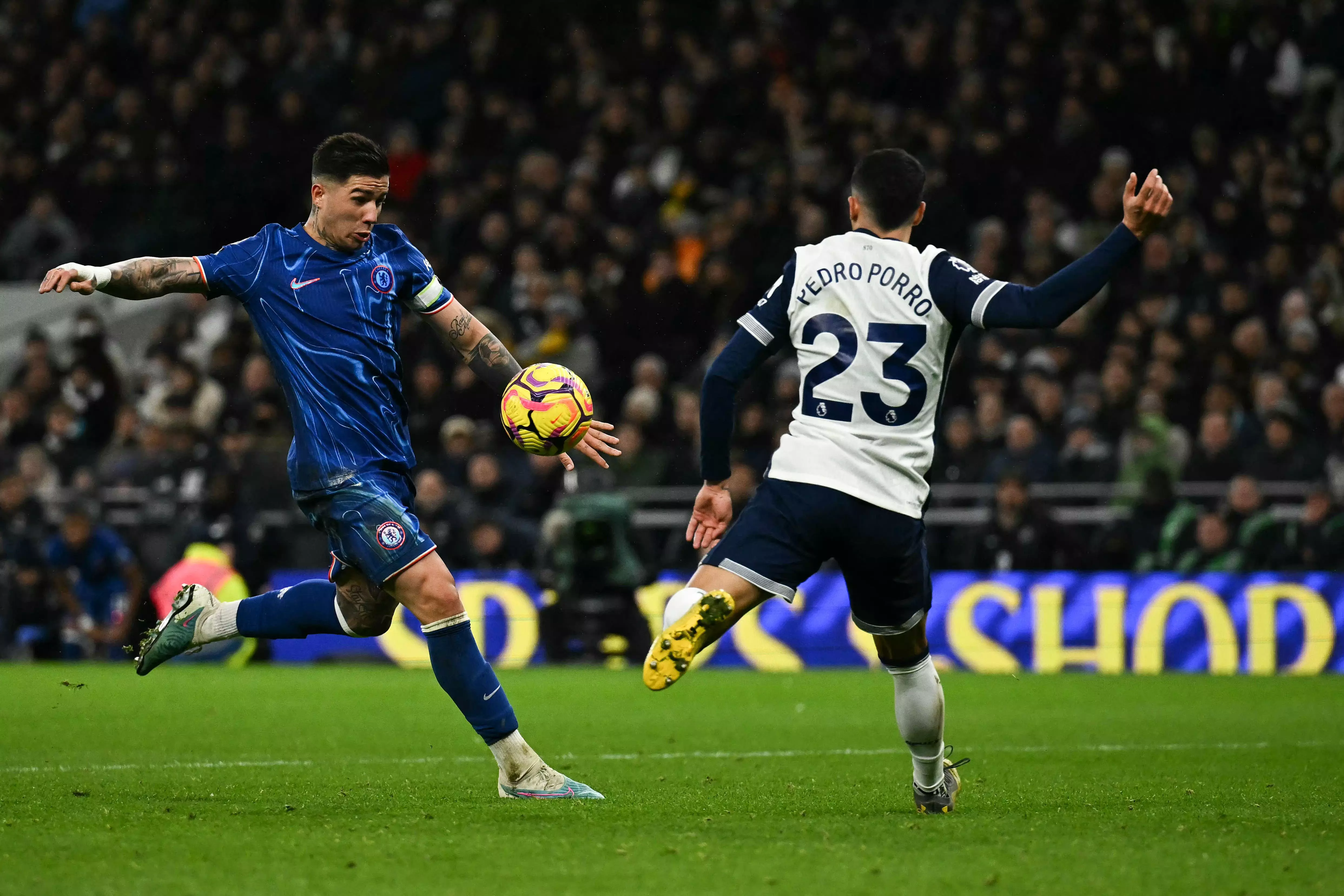 Chelsea beat Spurs in seven-goal thriller to go second