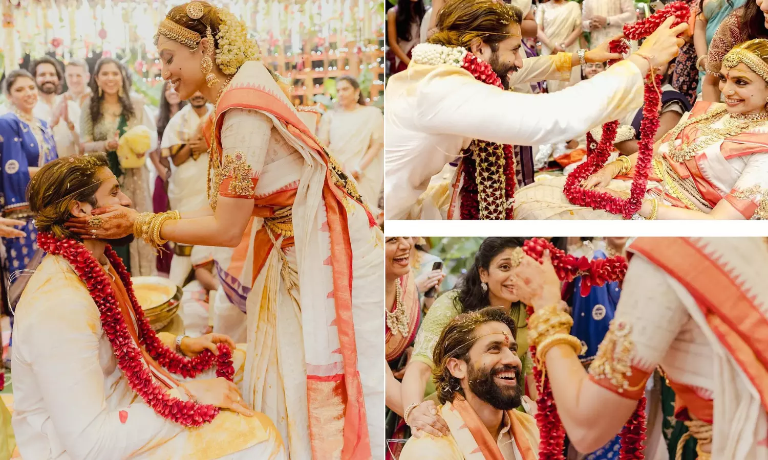 Fresh pics from Chaitanya, Sobhitas marriage go viral