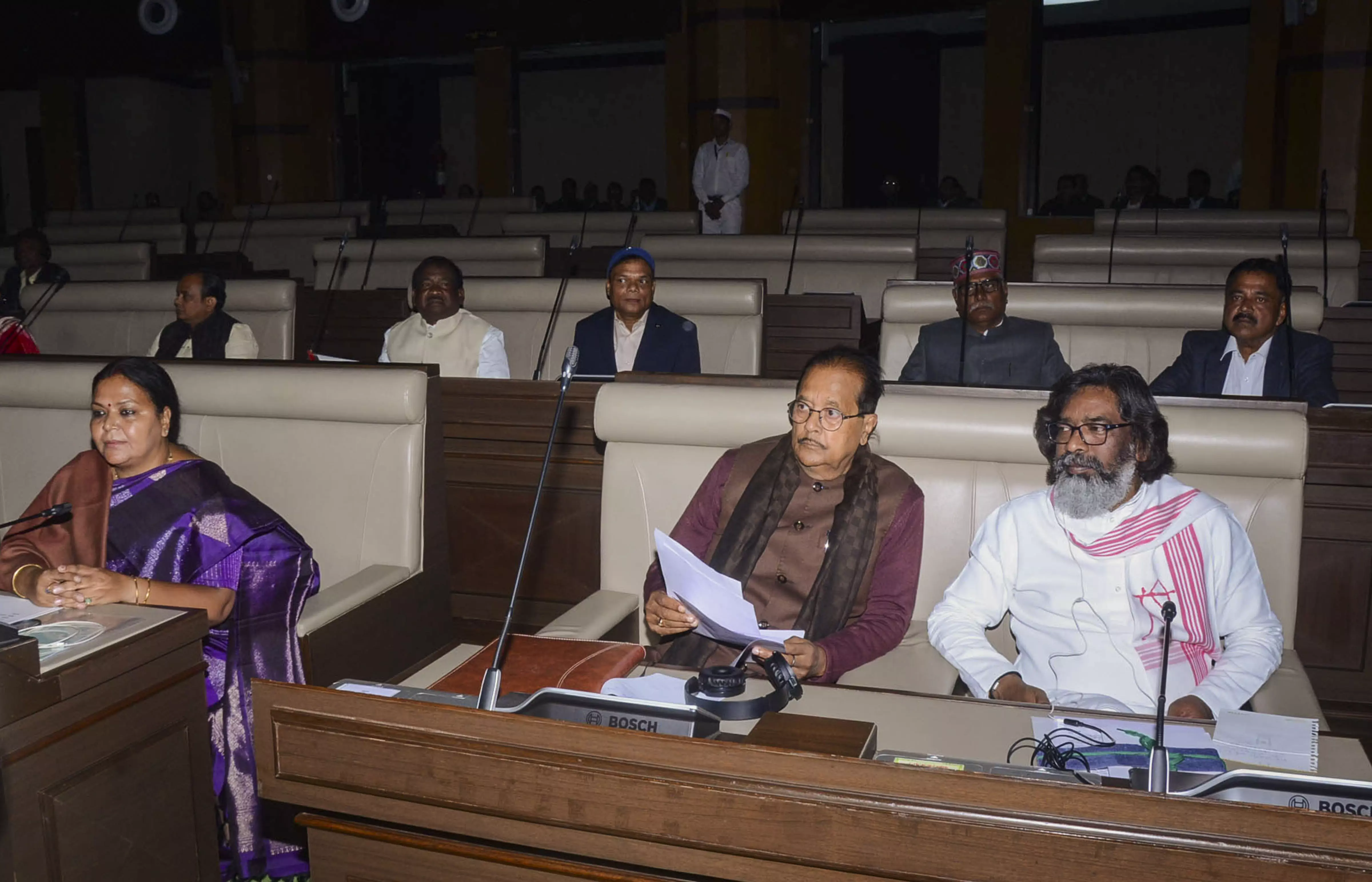 CM Hemant Soren, ministers take oath as members of Jharkhand Assembly