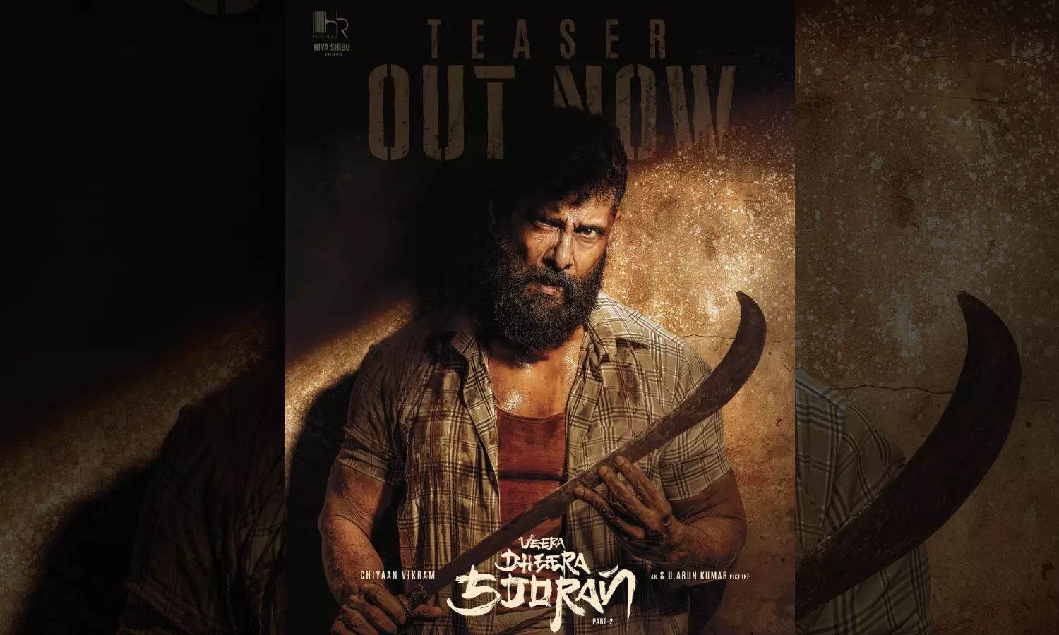 Teaser of Chiyaan Vikram-starrer Veera Dheera Sooran Part 2 is Out Now