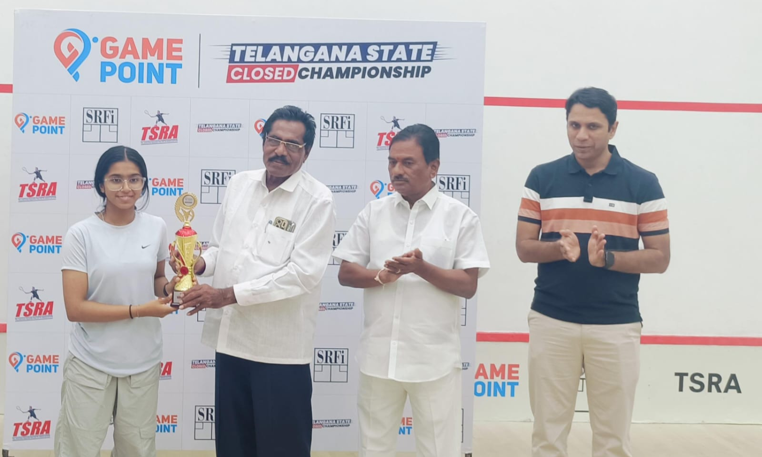 Gamepoint Telangana State Squash Championship 2024 concludes