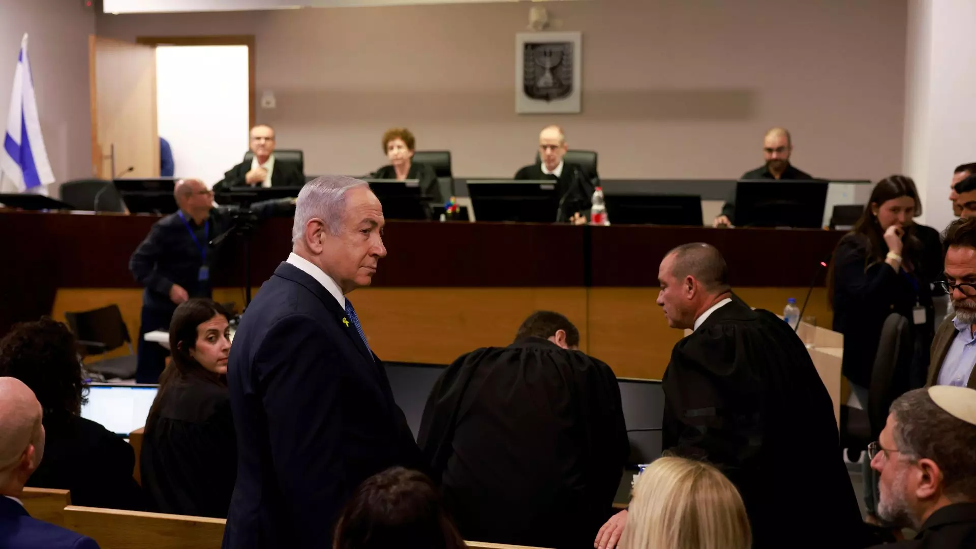 Israel Hits Syria as Netanyahu Faces Trial