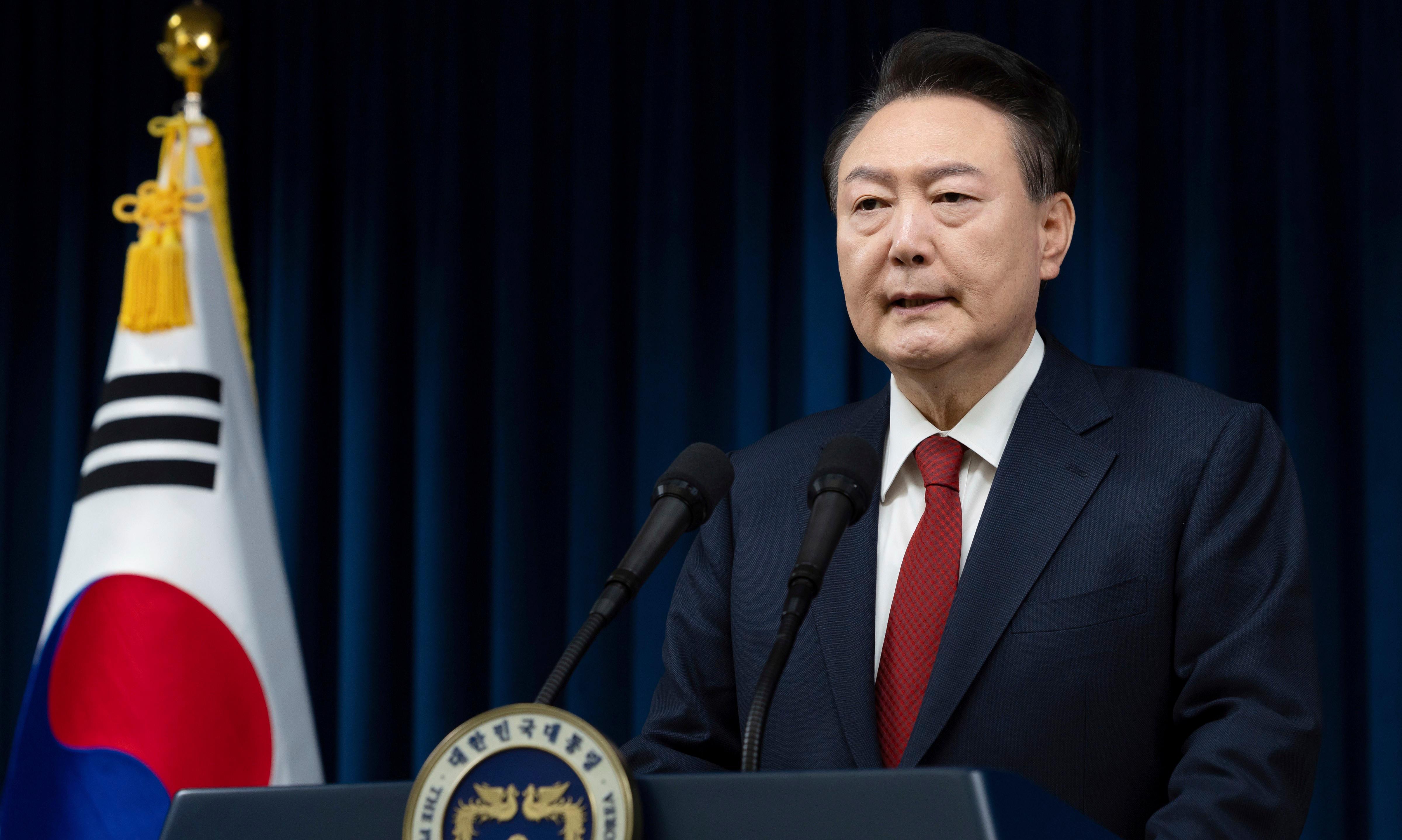 South Korea police raid president's office