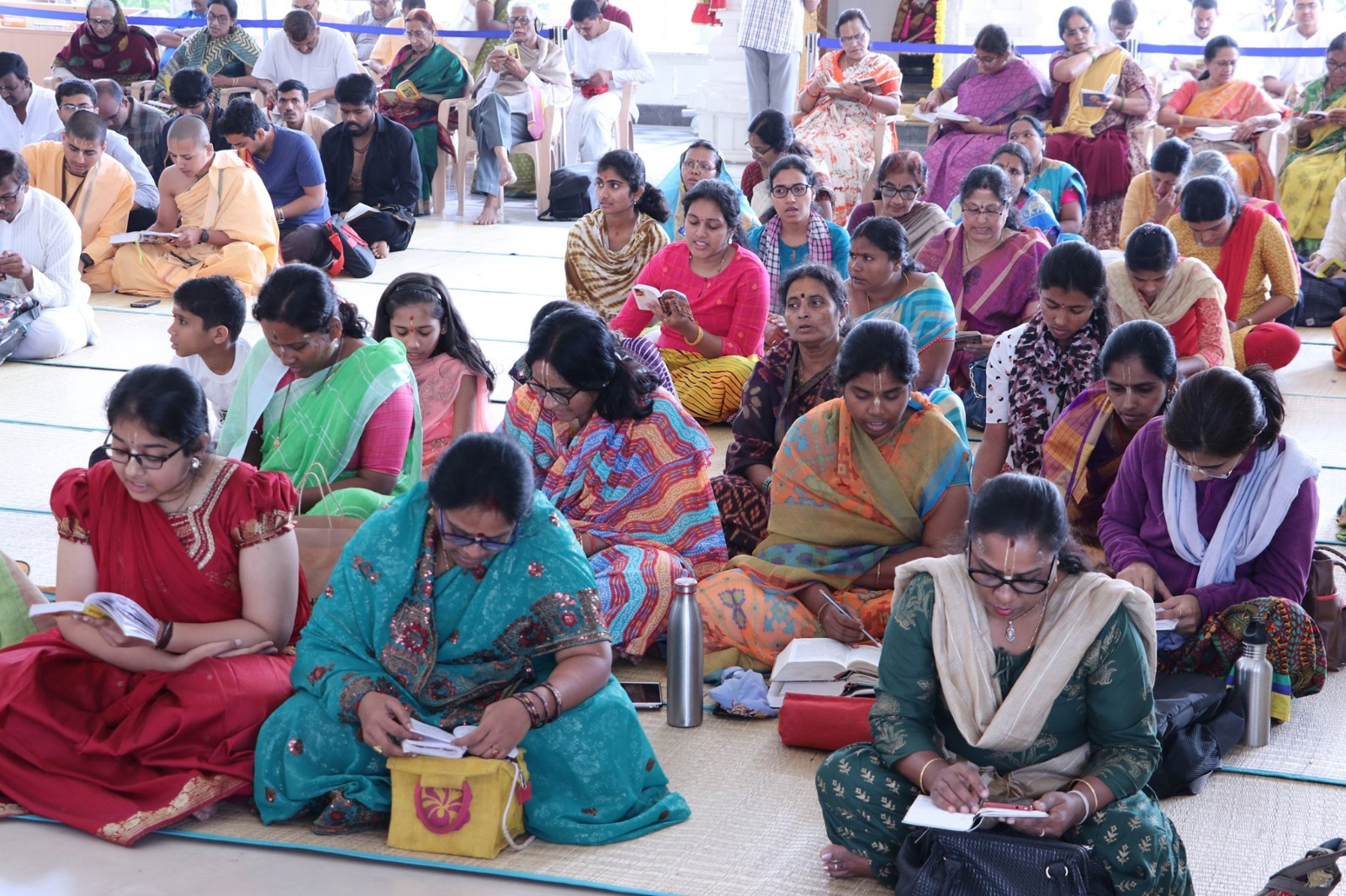 Gita jayanthi celebrated at Banjara Hills Hare Krishna Golden Temple