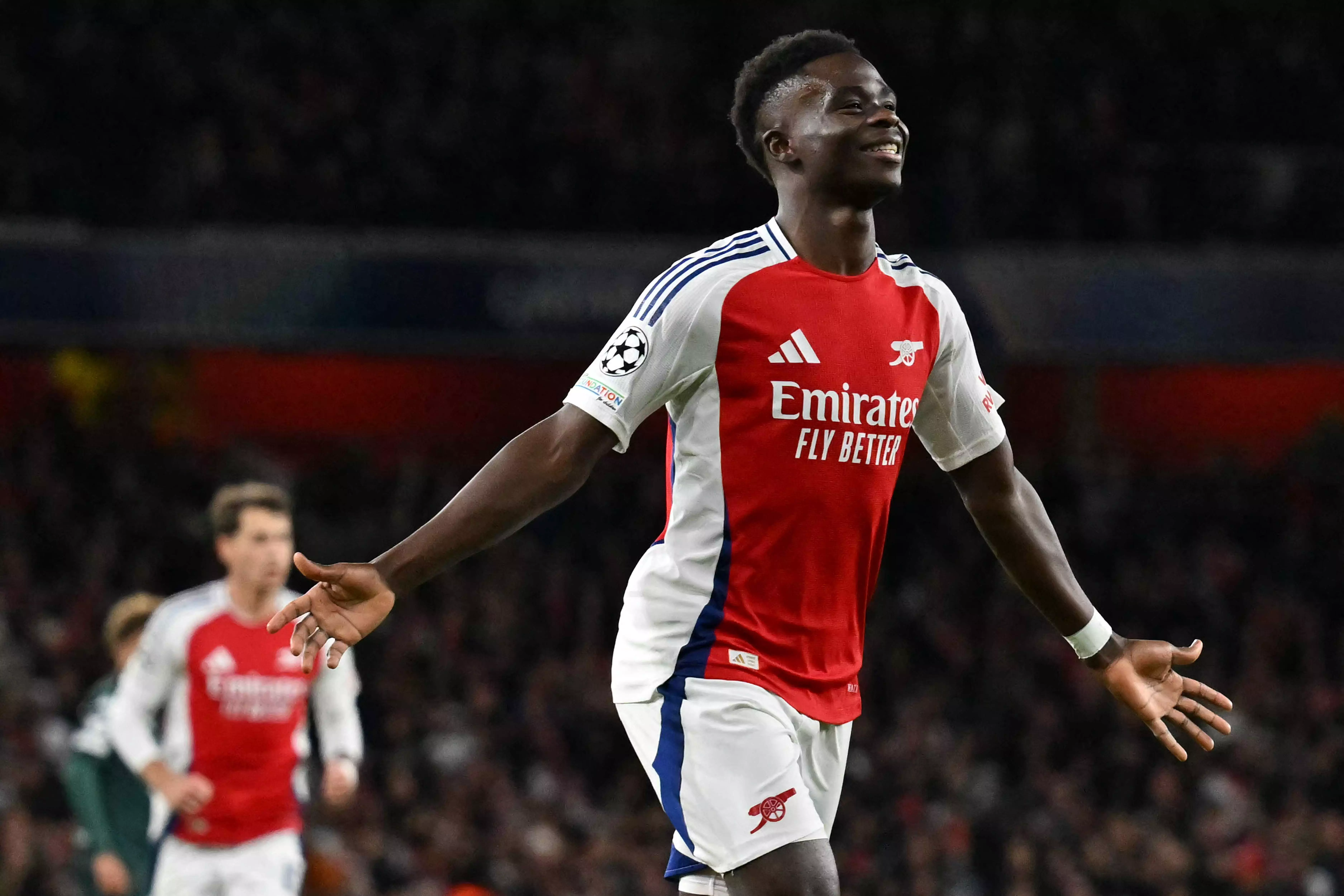 Champions League: Saka brace sinks Monaco as Arsenal eye last 16