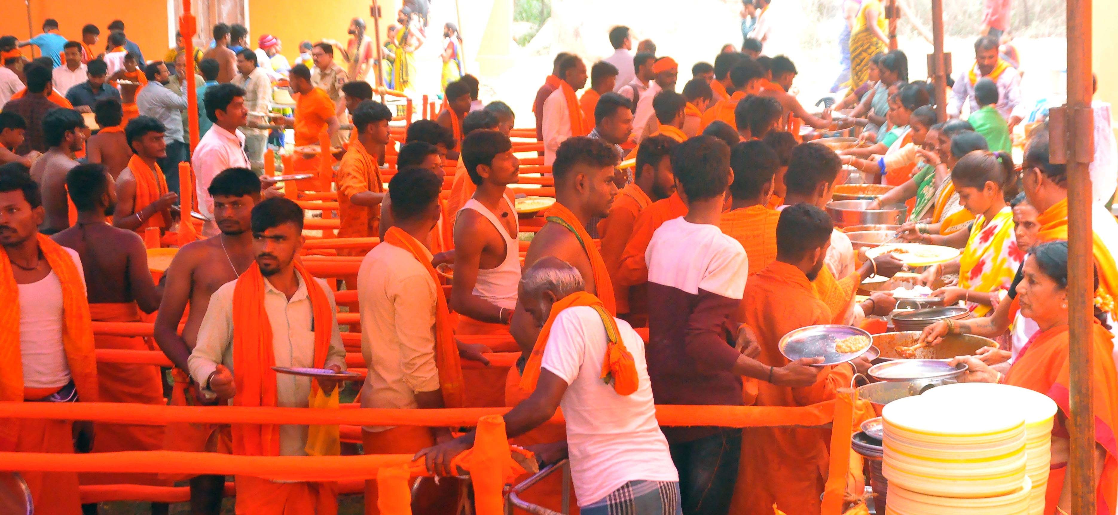 Devout flock to Anjanadri Hill for Hanuma Maala Visarjan