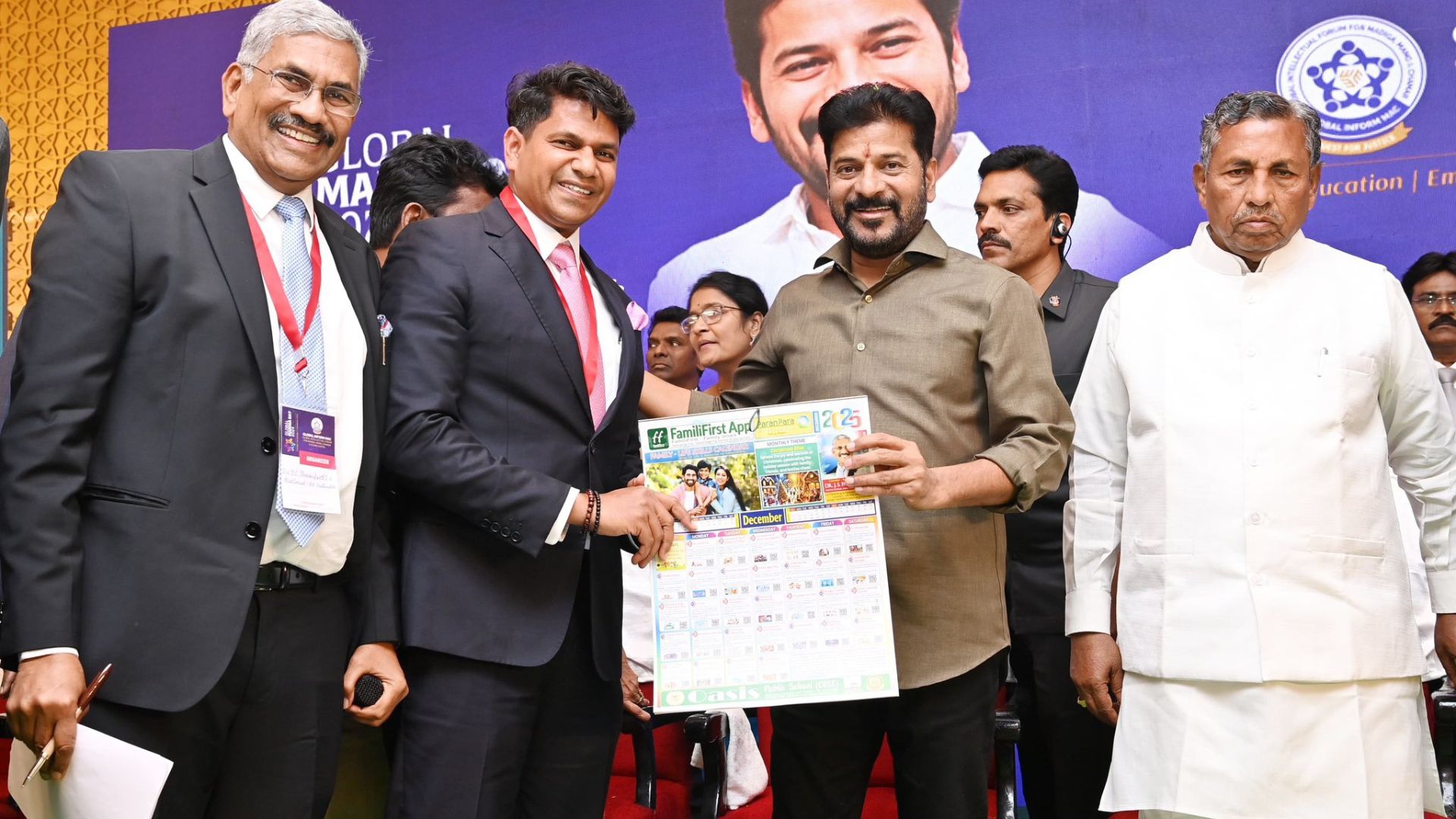 Revanth Reddy advocates for SC categorisation at Global Madiga Day-2024